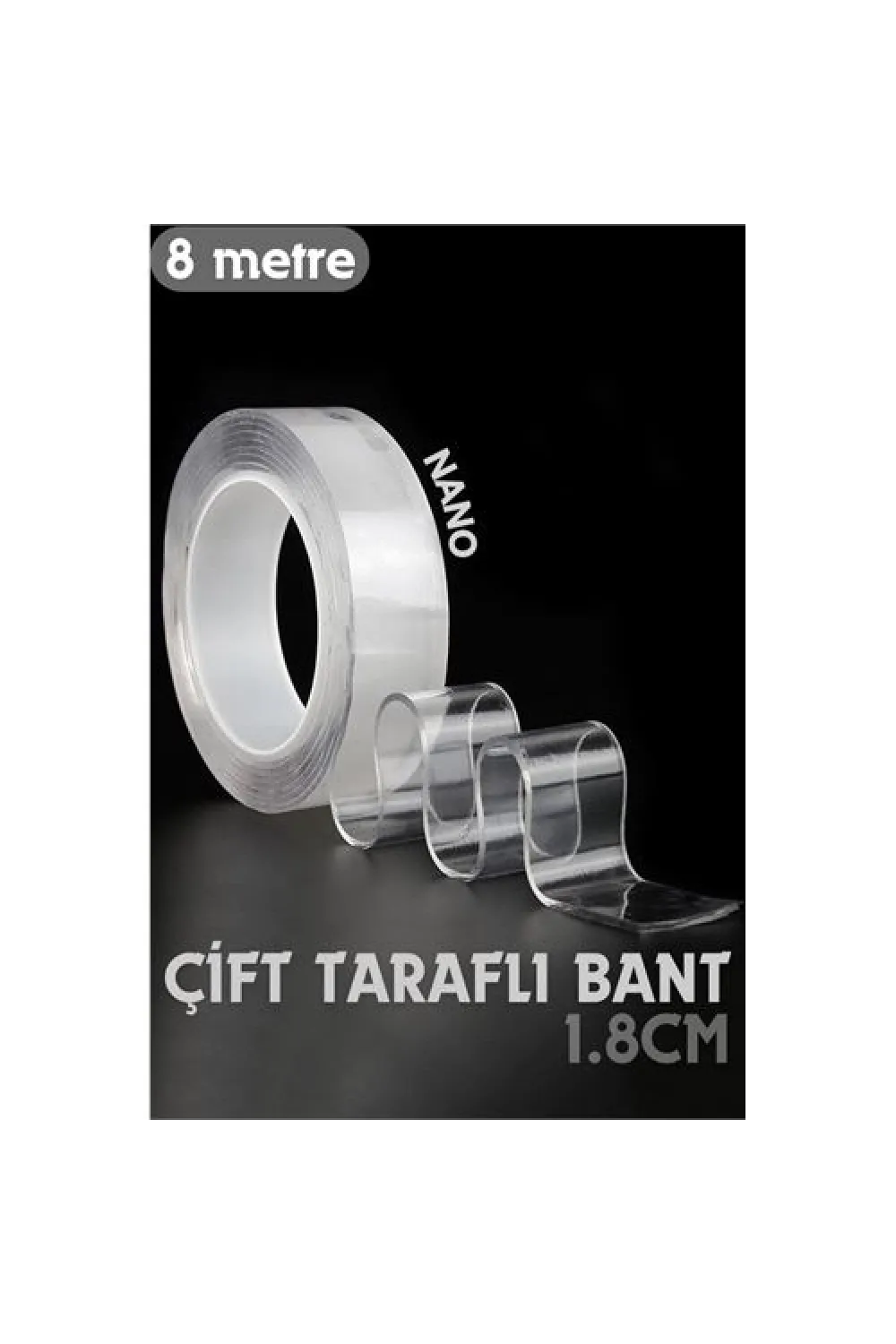 8 Metre Çift Taraflı Yapıştırıcı Bant Çivisiz Montaj 718950