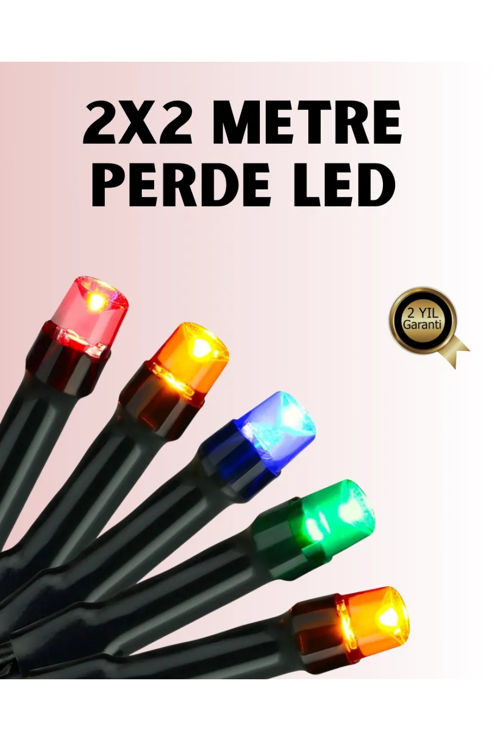 8 Modlu Zaman Ayarlı Led Perde Işık – Bahçe Ve Balkon Dekorasyonu