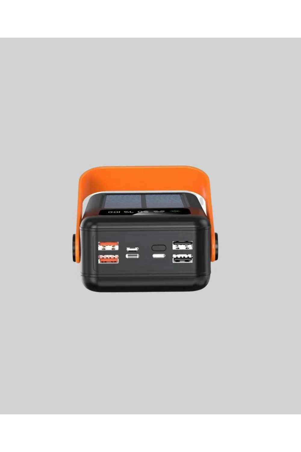 80000 Mah Güneş Enerjili Powerbank 4 Kablolu Type C Lightning Micro Usb