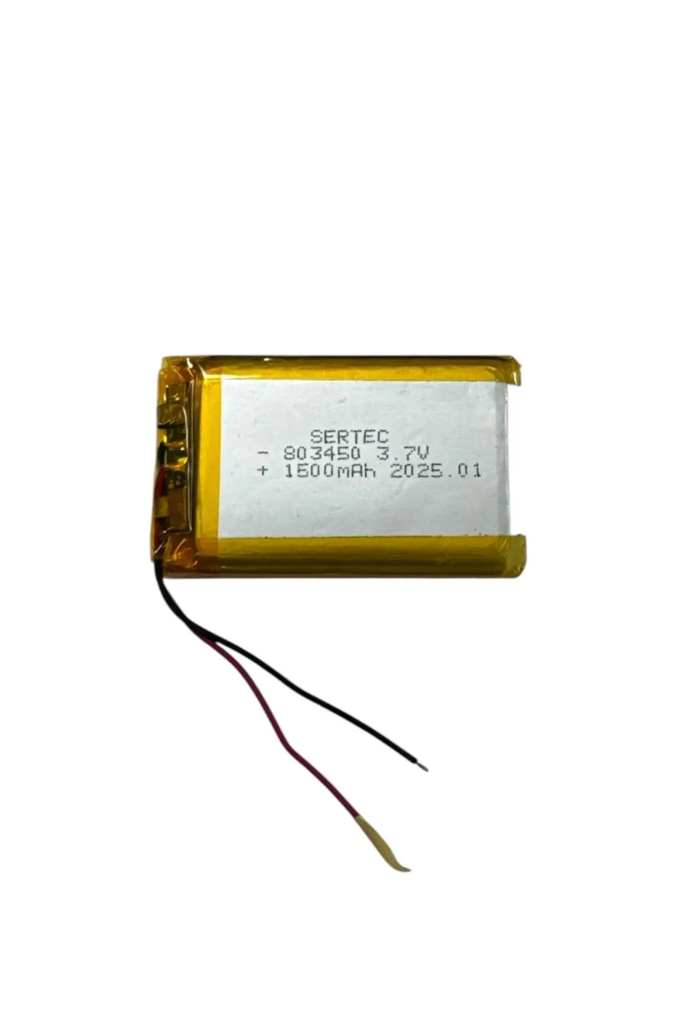 803450 3.7V 1500mAh Li-Polymer Pil (Devreli/1.5A)