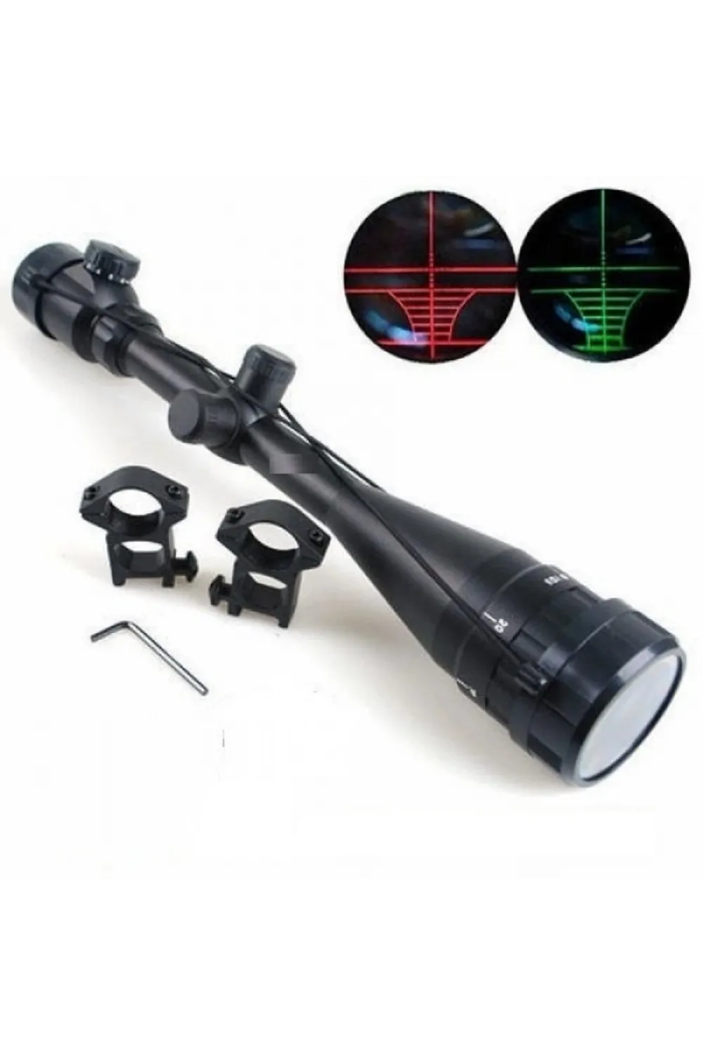 832x50aoeg  Çift Işıklı Zoomlu Riflescope Dürbün