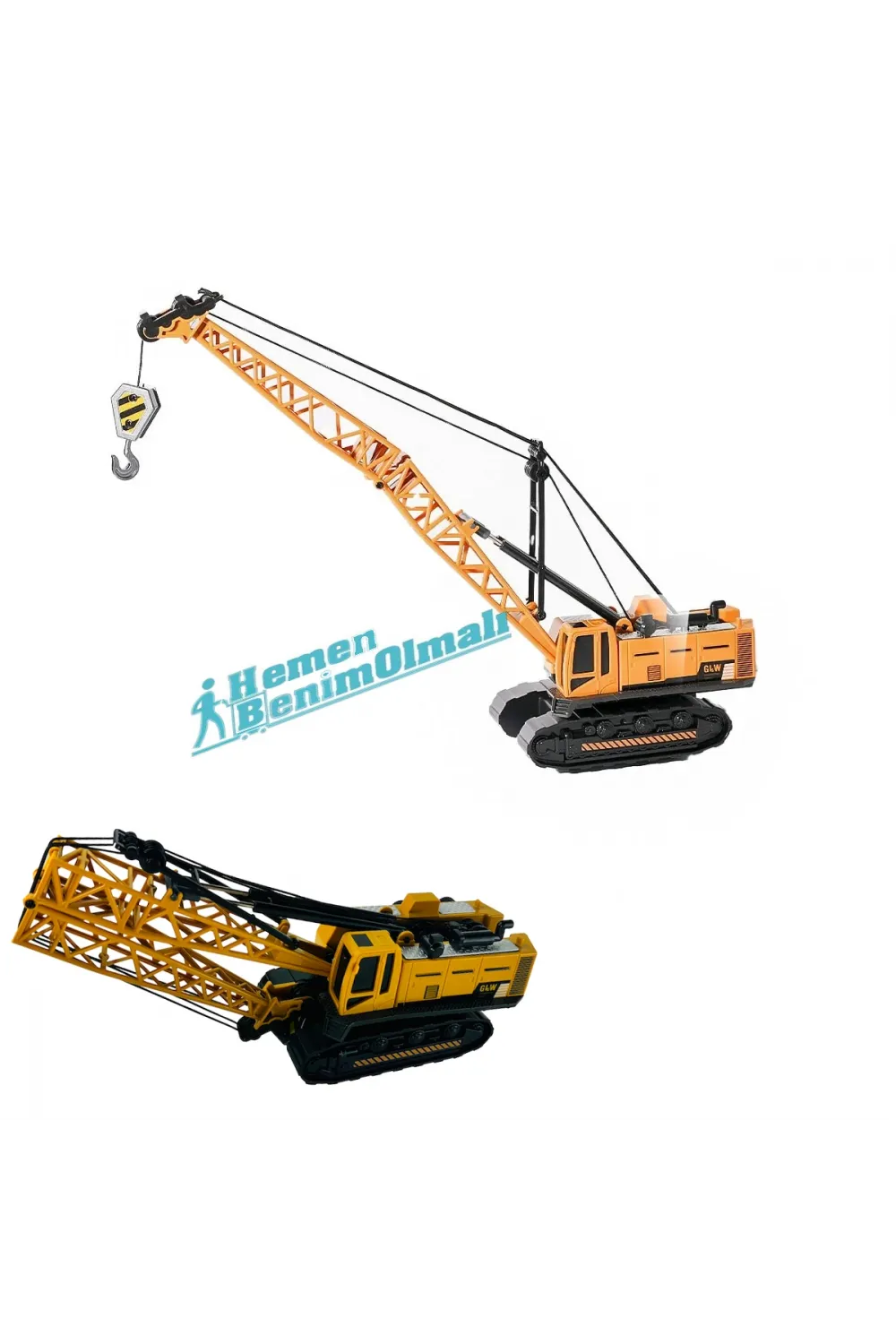 8892 METAL VİNÇ SETİ DİSPLAYDE