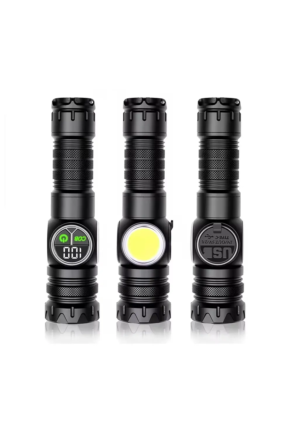 9 Mod Şarjlı Kamp Lambası El Feneri Wt-704