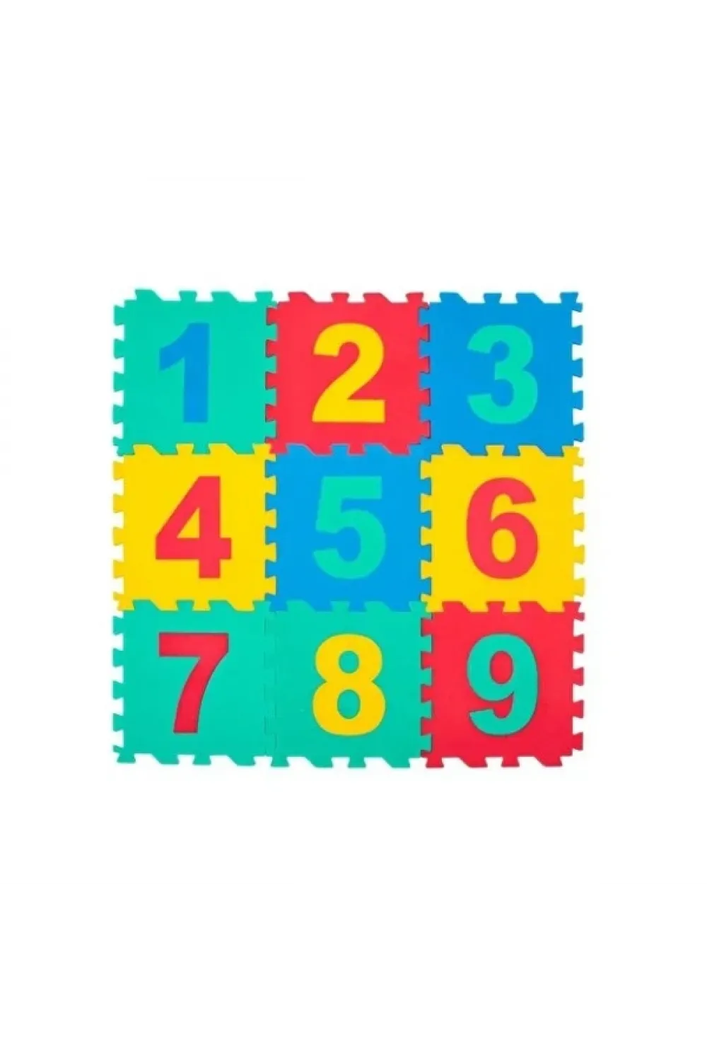 9 Parça Sayılar Puzzle Yer Matı