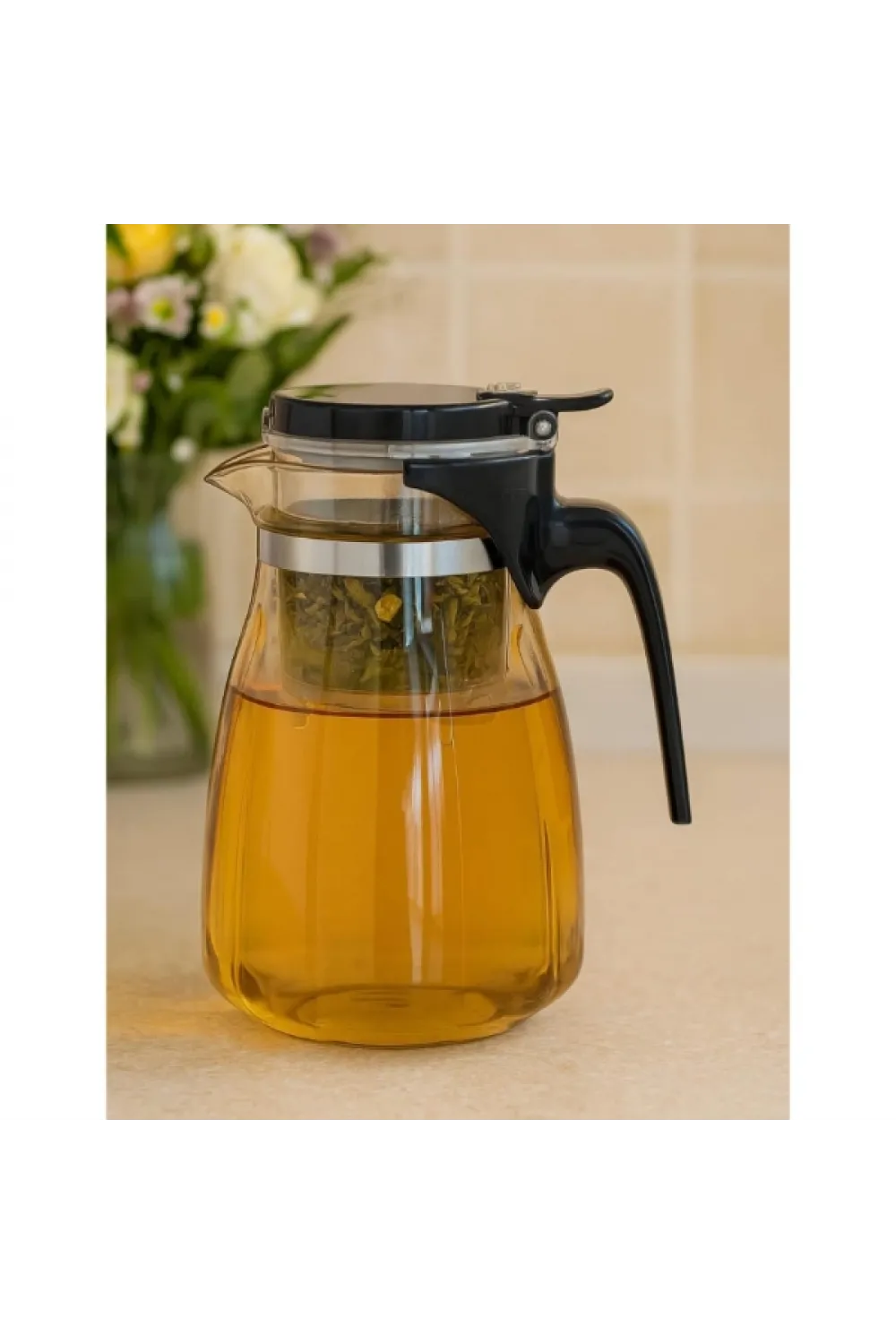 900 ml Süzgeçli Cam Sürahi
