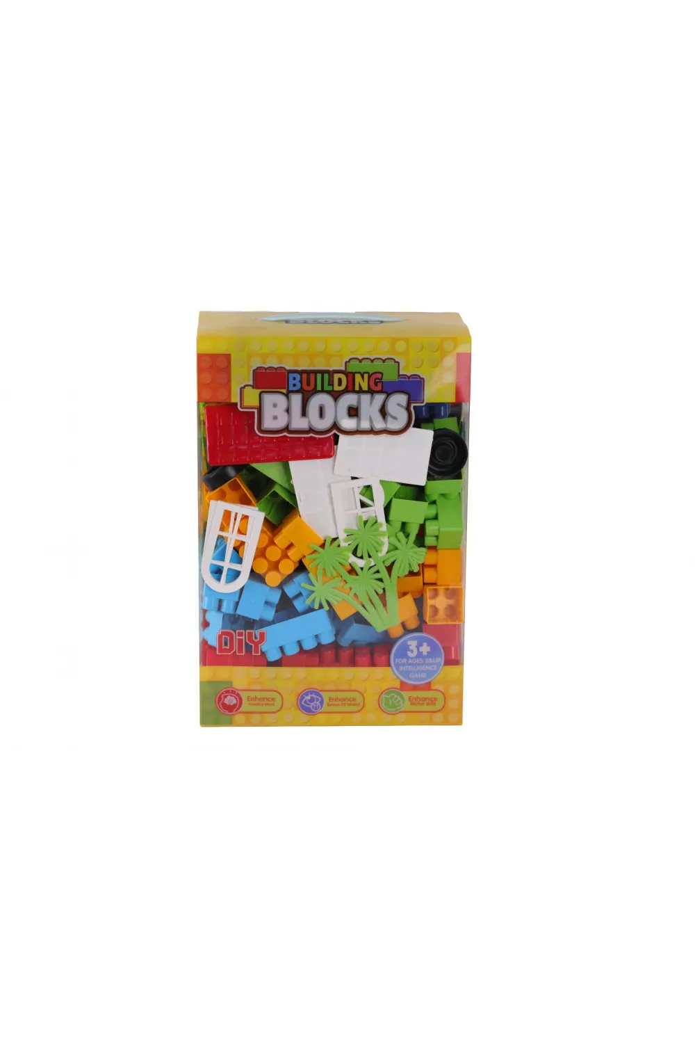 911 AGH RENKLİ KUTUDA 130 PARÇA BLOK