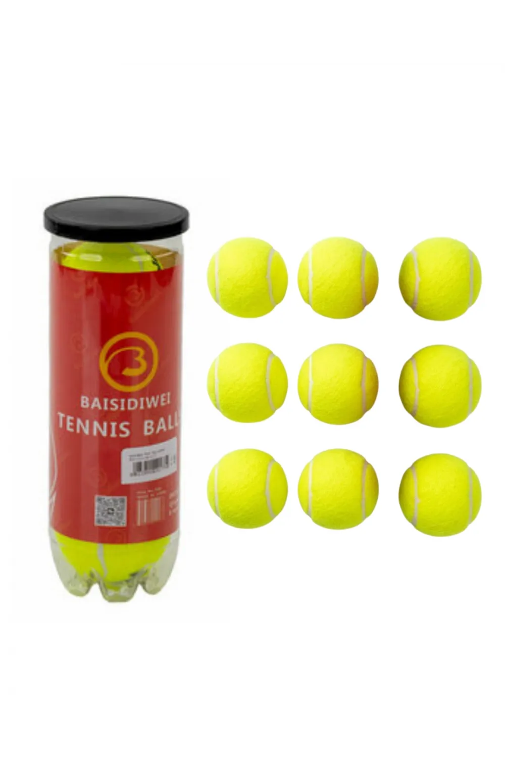 9’lu Tenis Topu Seti Profesyonel Ve Amatör Kullanım İçin İdeal