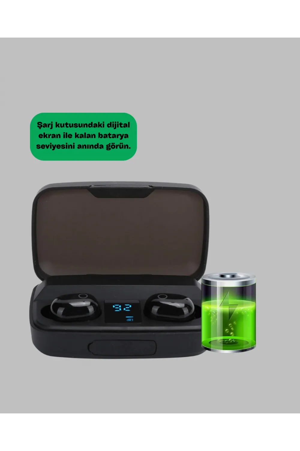 A10s Tws Ergonomik Bluetooth Kulaklık Uzun Pil Ömürlü