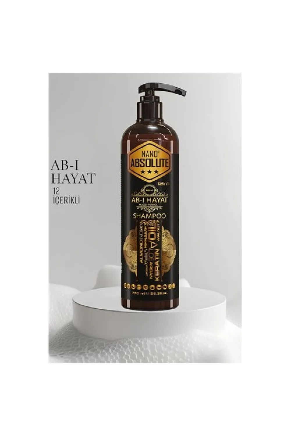 Ab-ı Hayat Nano Saç Şampuanı 12 İçerikli Absolute Professional 720015