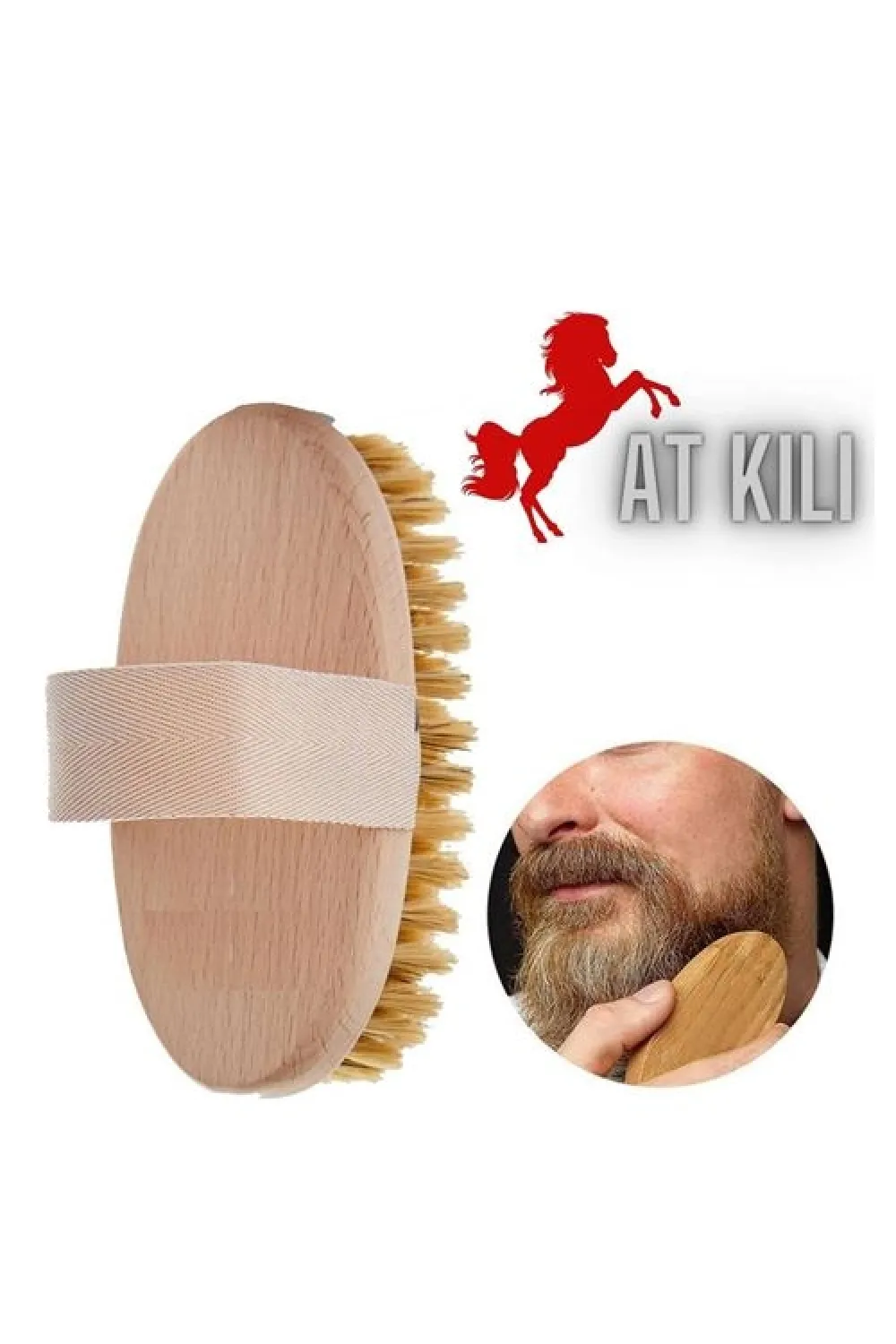 Absolute Sakinleştirici Sakal Tarama Doğal Fırçası