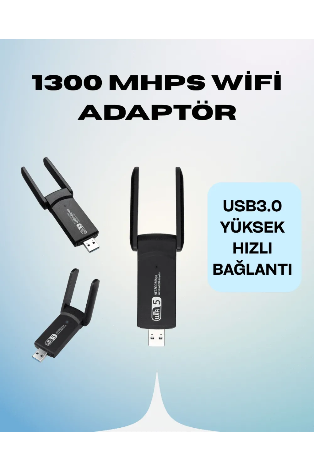 AC1200 USB WiFi Adaptör