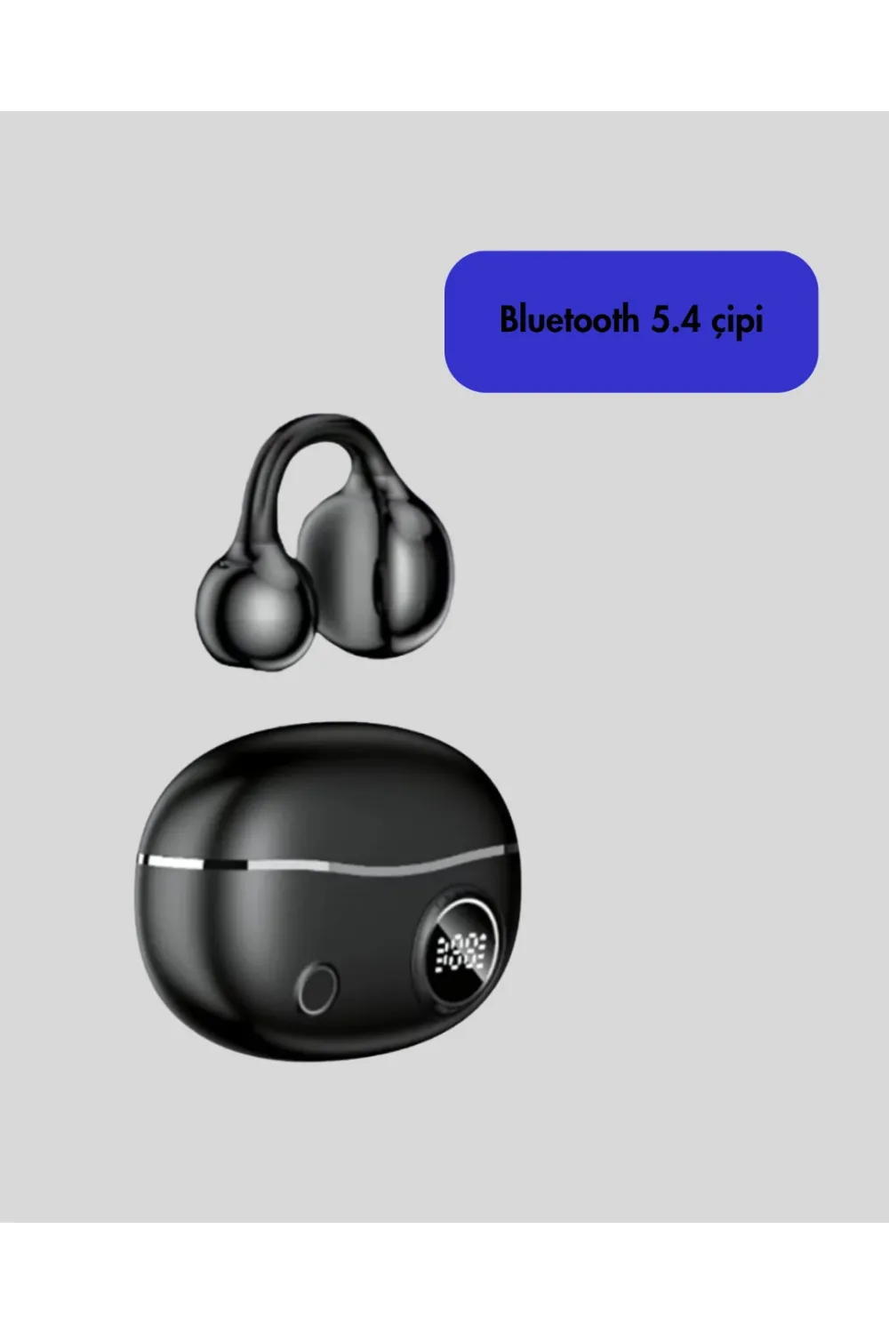 Açık Kulak Kablosuz Bluetooth Kulaklık – Konforlu Tasarım Ve Uzun Süreli Kullanım