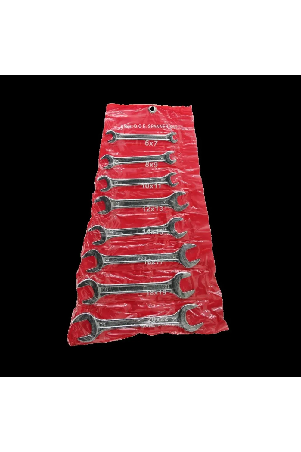 Açık Uçlu Anahtar Takımı 6-22 mm (8 Parça)