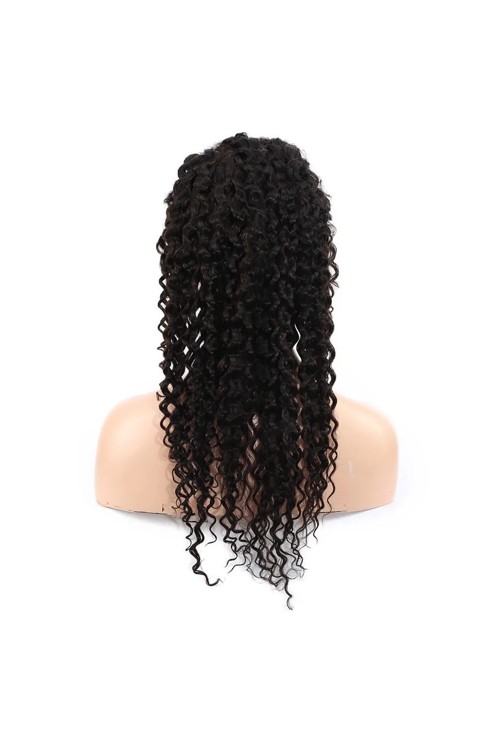 Afro Dalga Front Lace Gerçek Tül Peruk - Doğal - 60-65cm