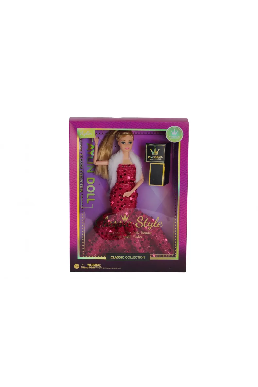 AGH 524 B AYLİN CLASSİC STYLE PULLU ŞALLI
