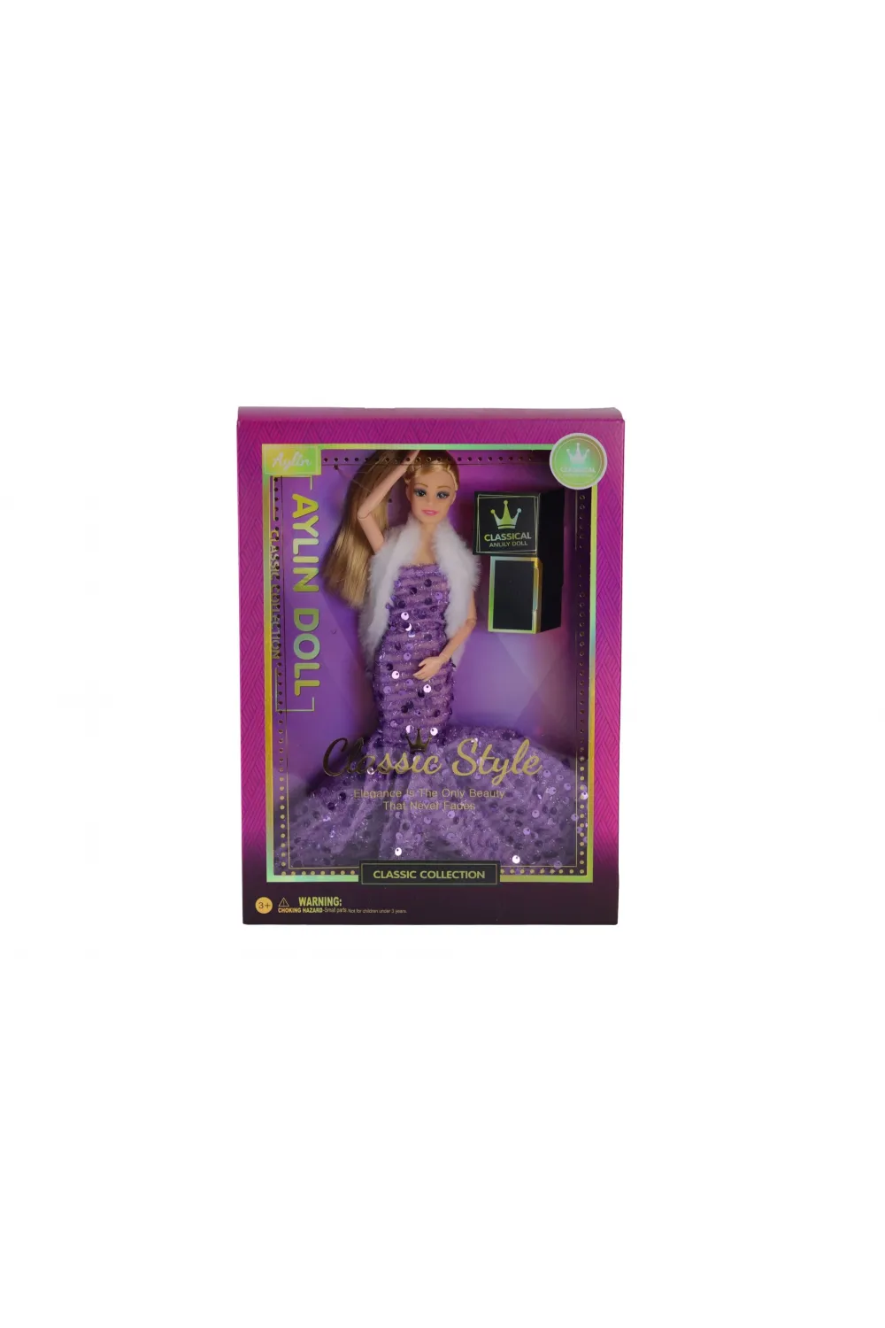 AGH 524 B AYLİN CLASSİC STYLE PULLU ŞALLI