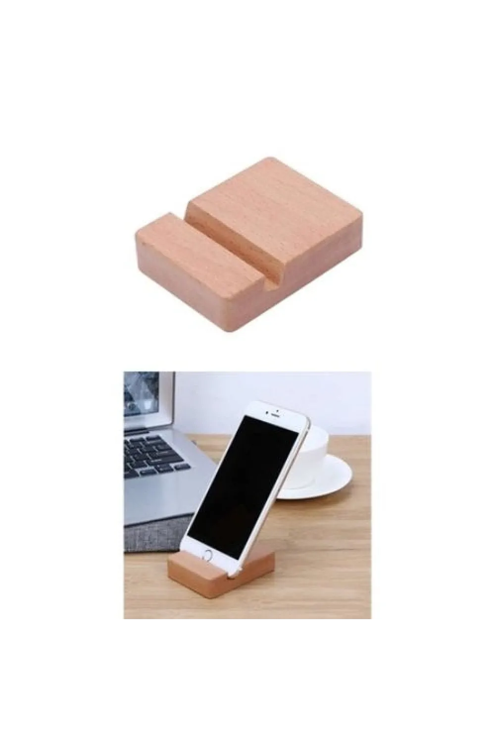 Ahşap Cep Telefonu ve Tablet Standı