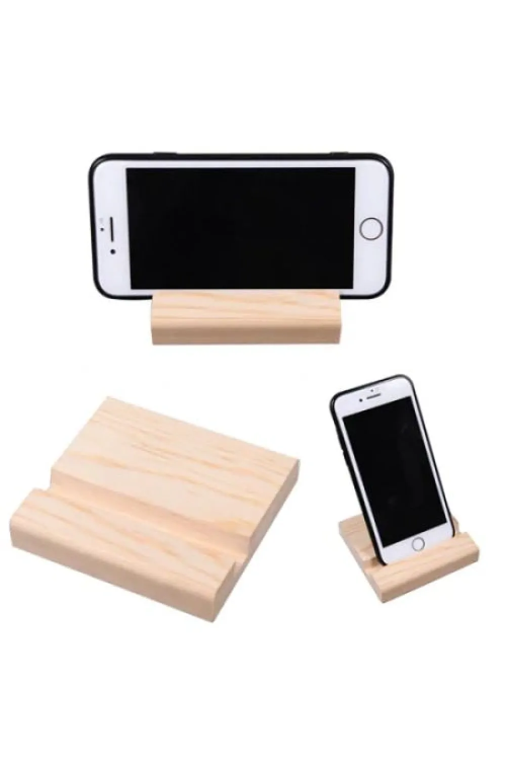 Ahşap Cep Telefonu ve Tablet Standı