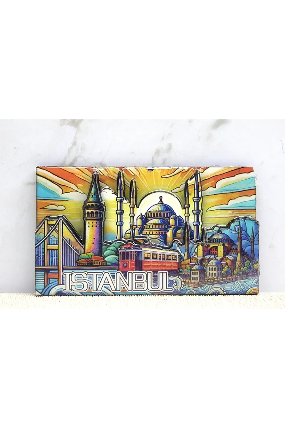 Ahşap İstanbul Temalı Magnet IEG4365