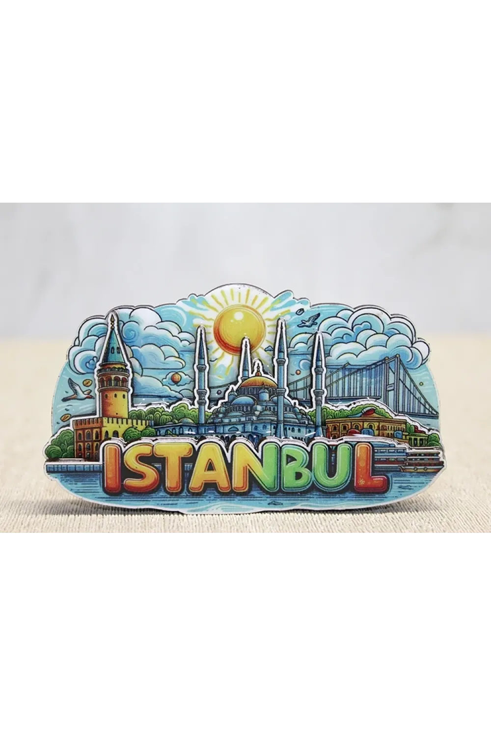 Ahşap İstanbul Temalı Magnet IEG4601