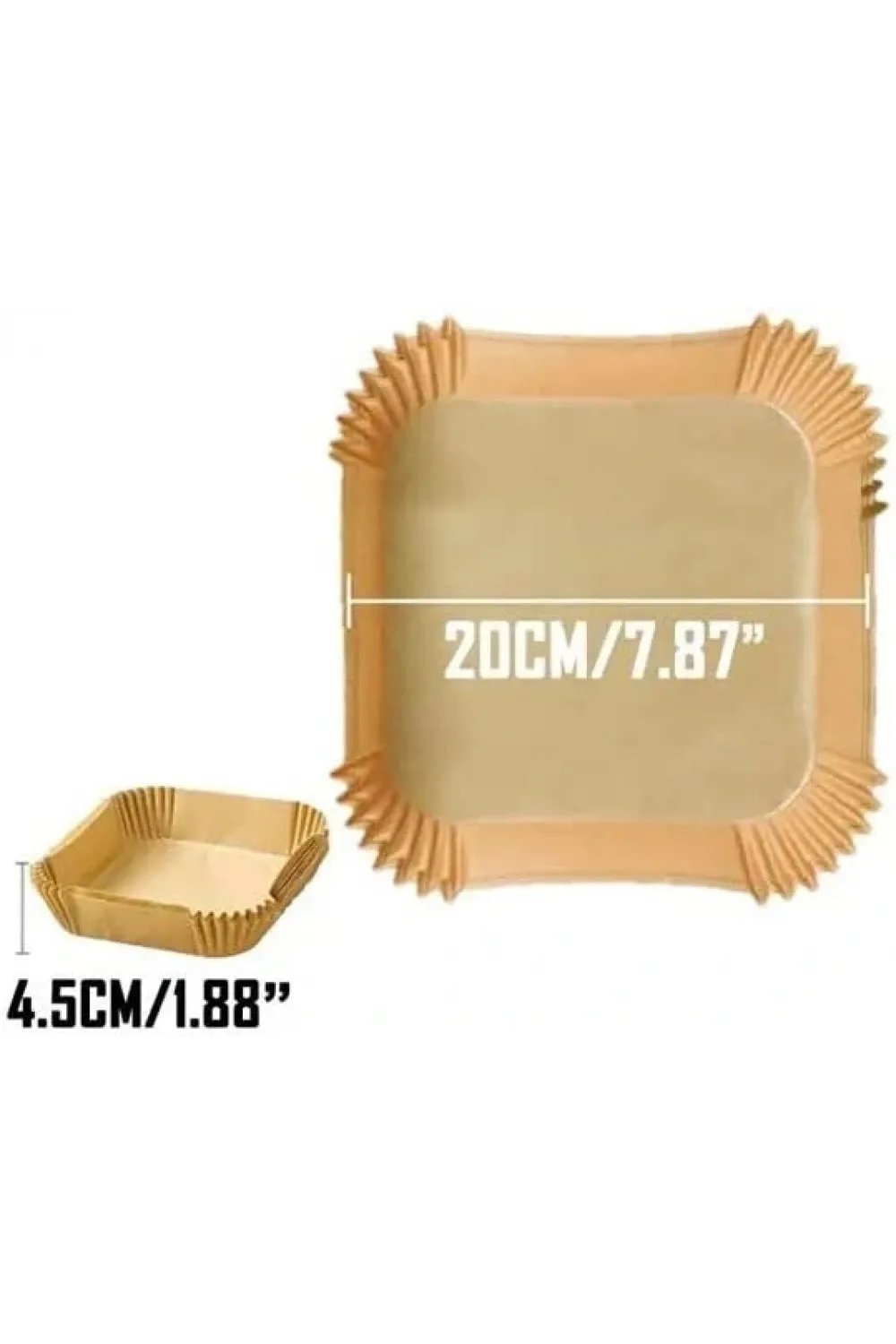 Airfreyer Fritöz Kağıdı Kare Xl / Xxl 100lü