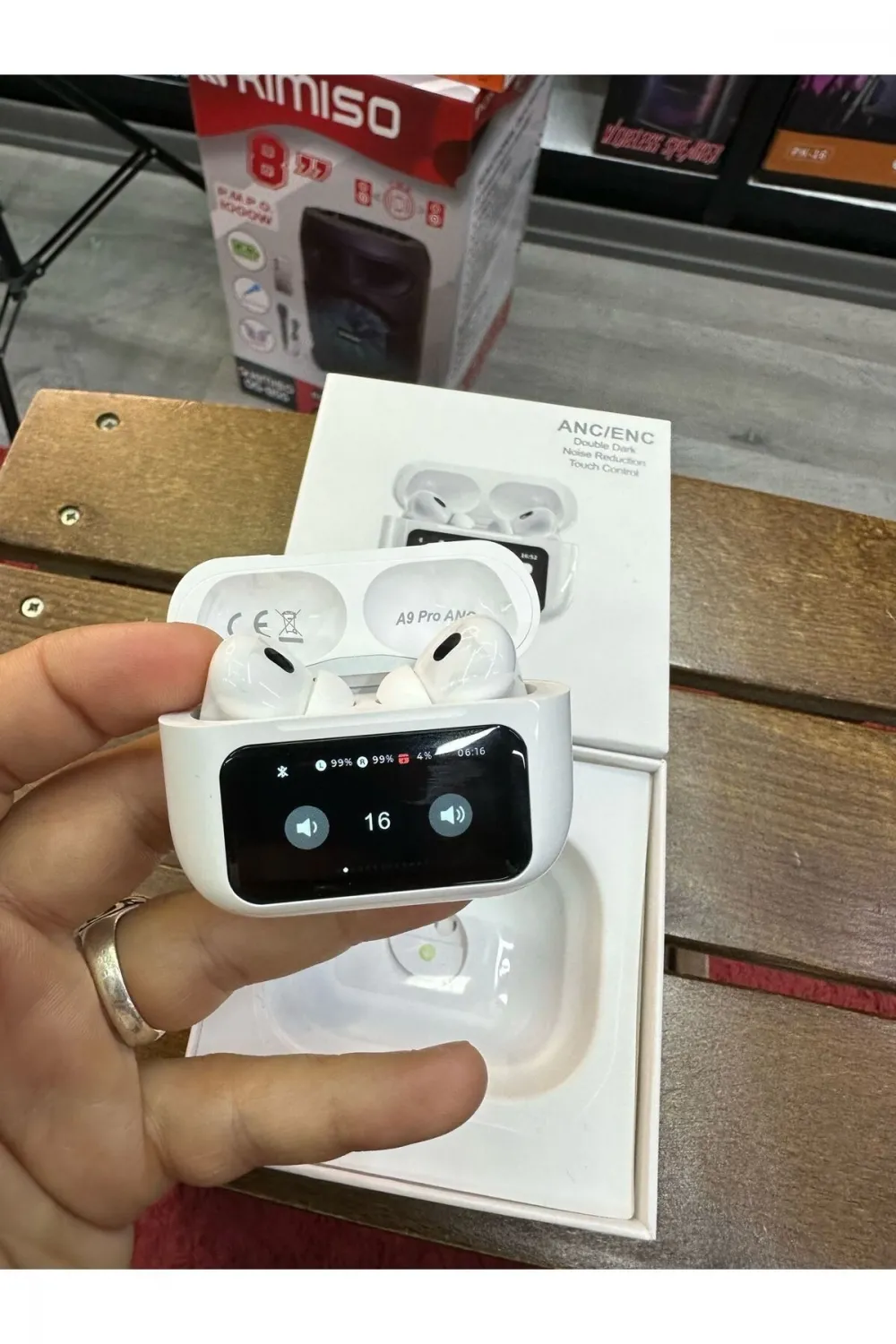 Airpods Pro2 Anc Dokunmatik Ekranlı Bluetooth Kulaklık Askı Asma