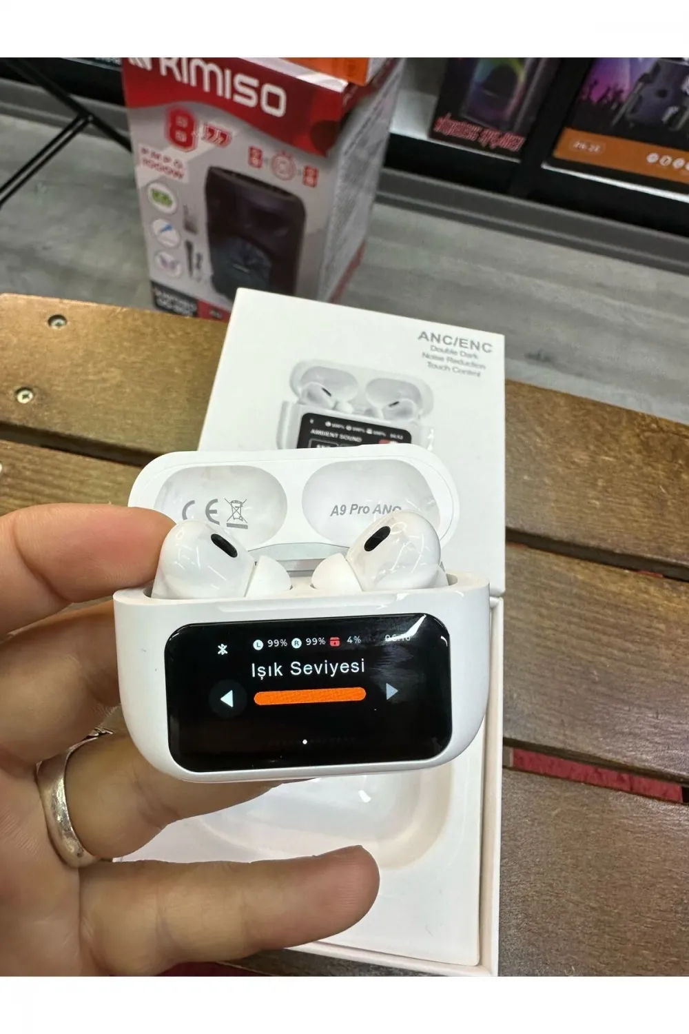 Airpods Pro2 Anc Dokunmatik Ekranlı Bluetooth Kulaklık Askı Asma