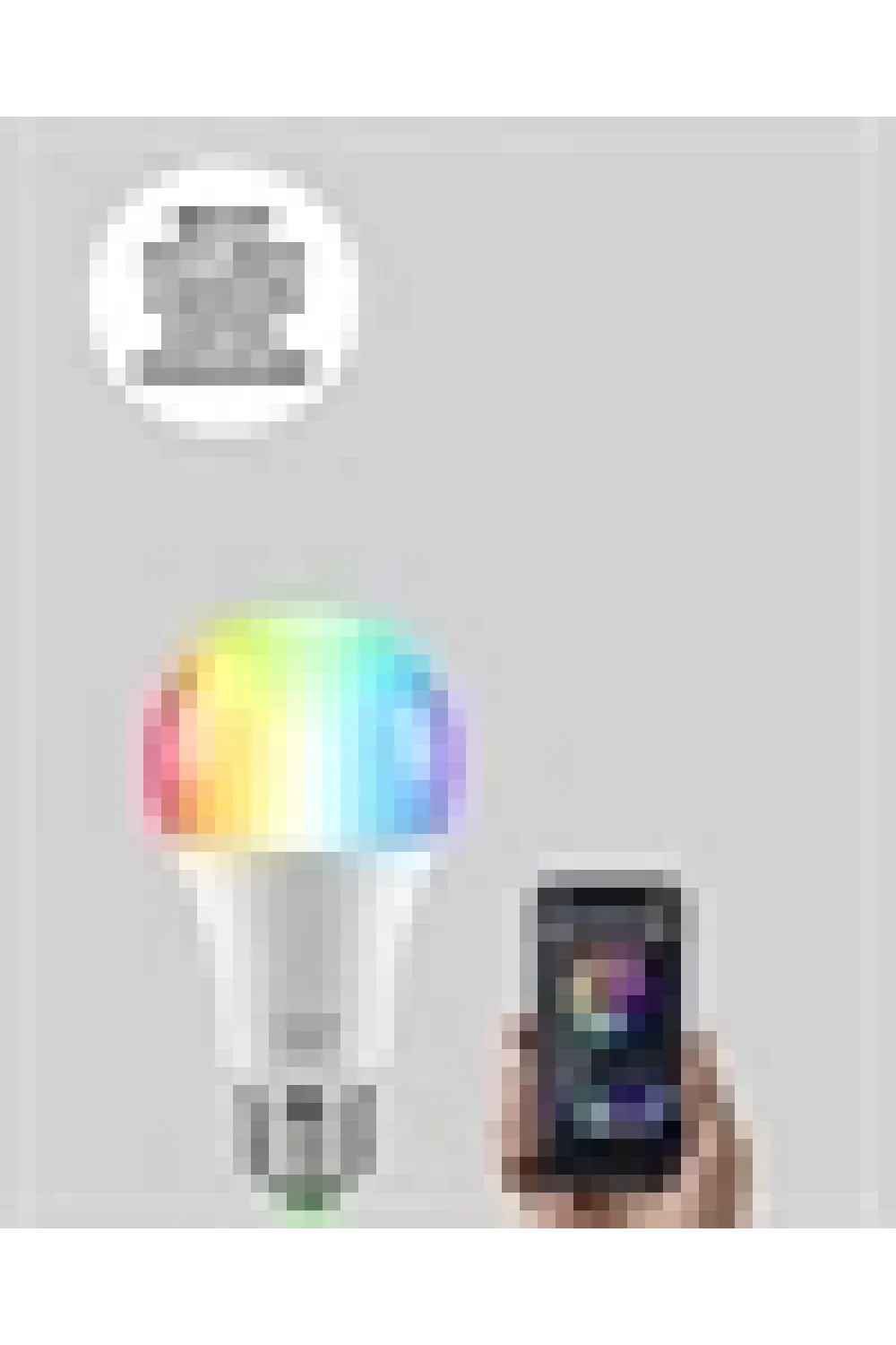 Akıllı 9w Rgbw Led Ampul, Tasaruflu Romantik Işıklı