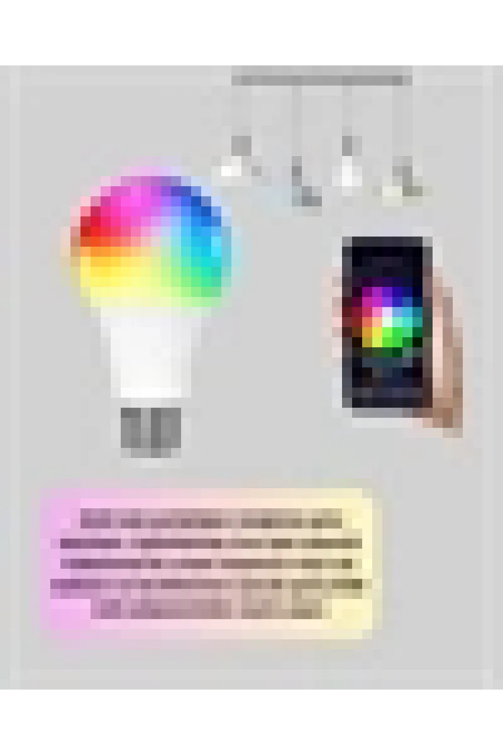 Akıllı 9w Rgbw Led Ampul, Tasaruflu Romantik Işıklı
