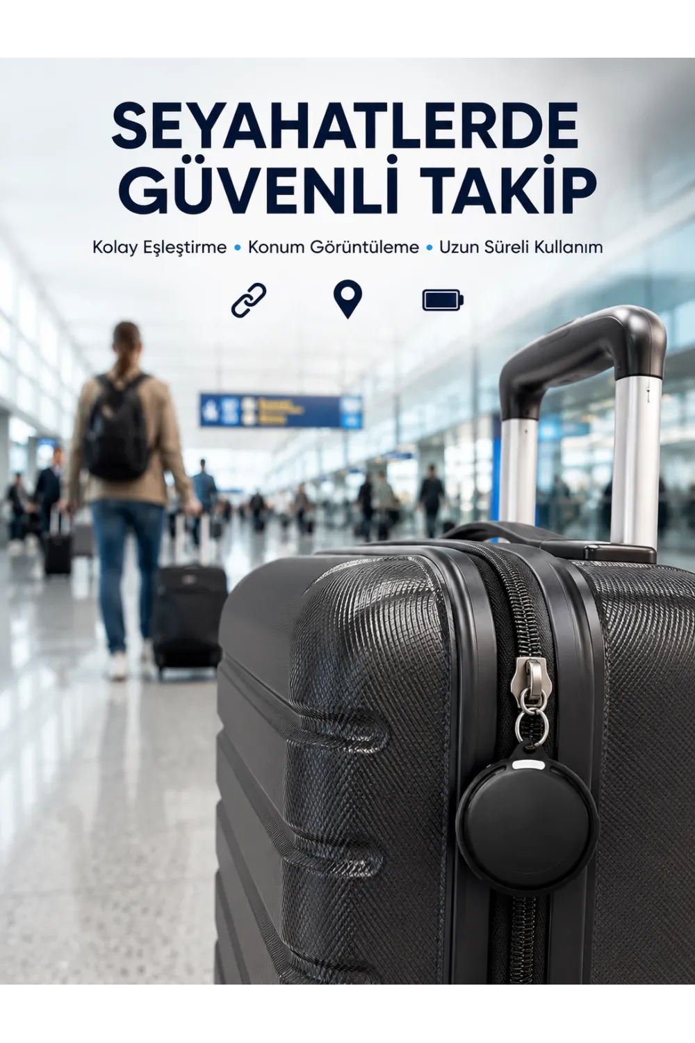Akıllı Bluetooth Takip Cihazı Airtag İos Ve Android Uyumlu