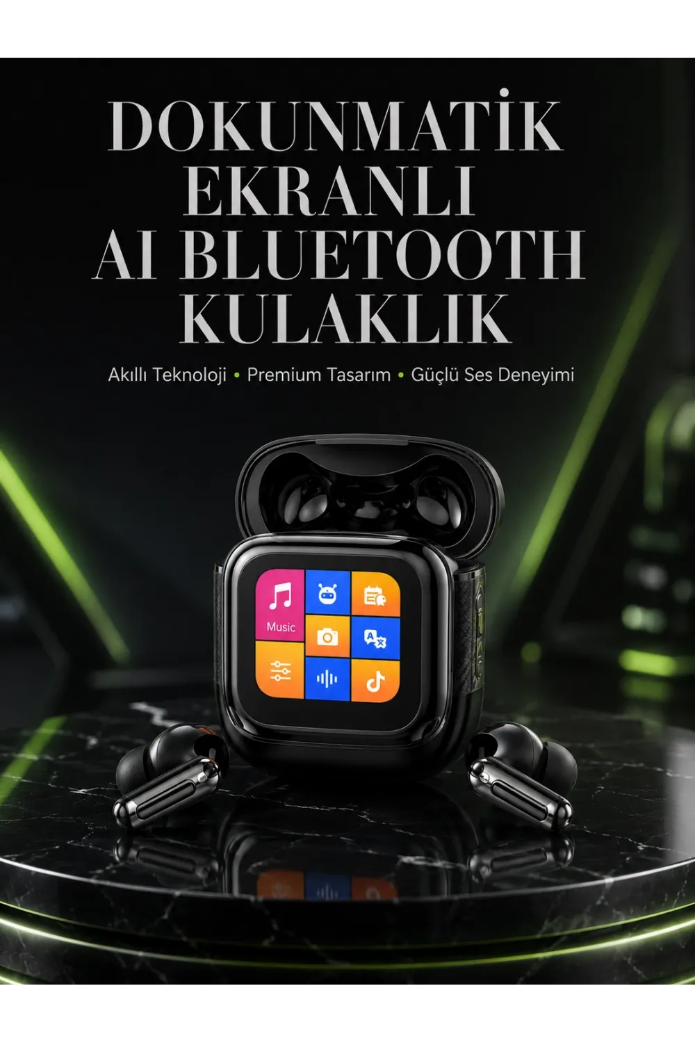 Akıllı Dokunmatik Kontrol Aı Özellikli Bluetooth Kulaklık