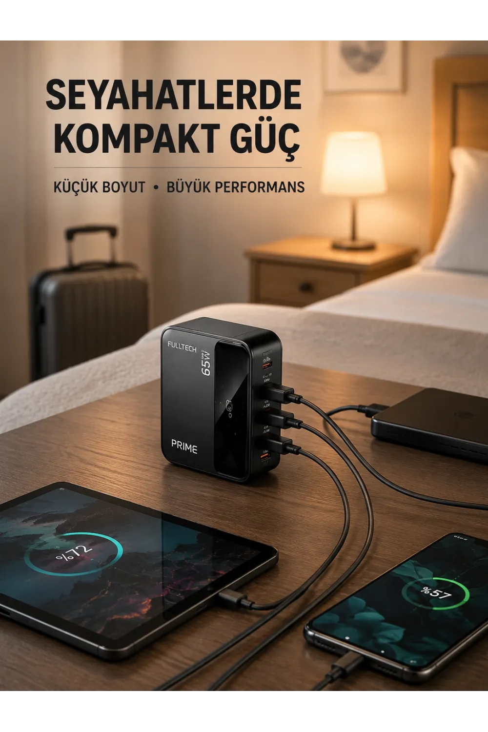 Akıllı Güç Dağılımlı 4 Girişli Şarj İstasyonu
