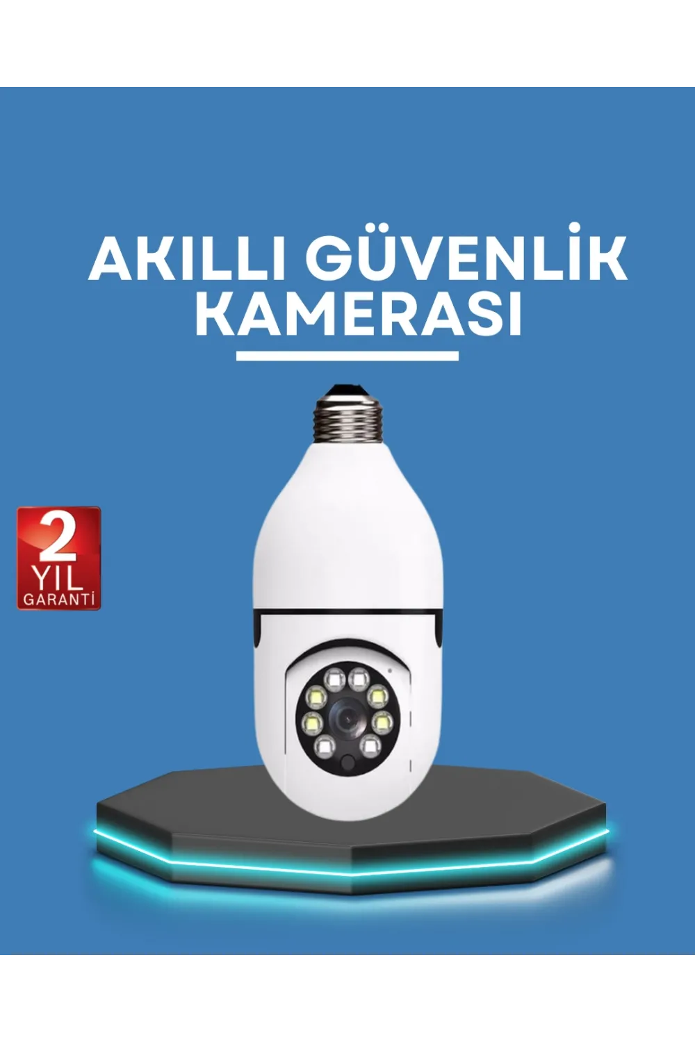 Akıllı Güvenlik Kamerası Full Hd Görüntü Ve Gece Görüş Özellikli