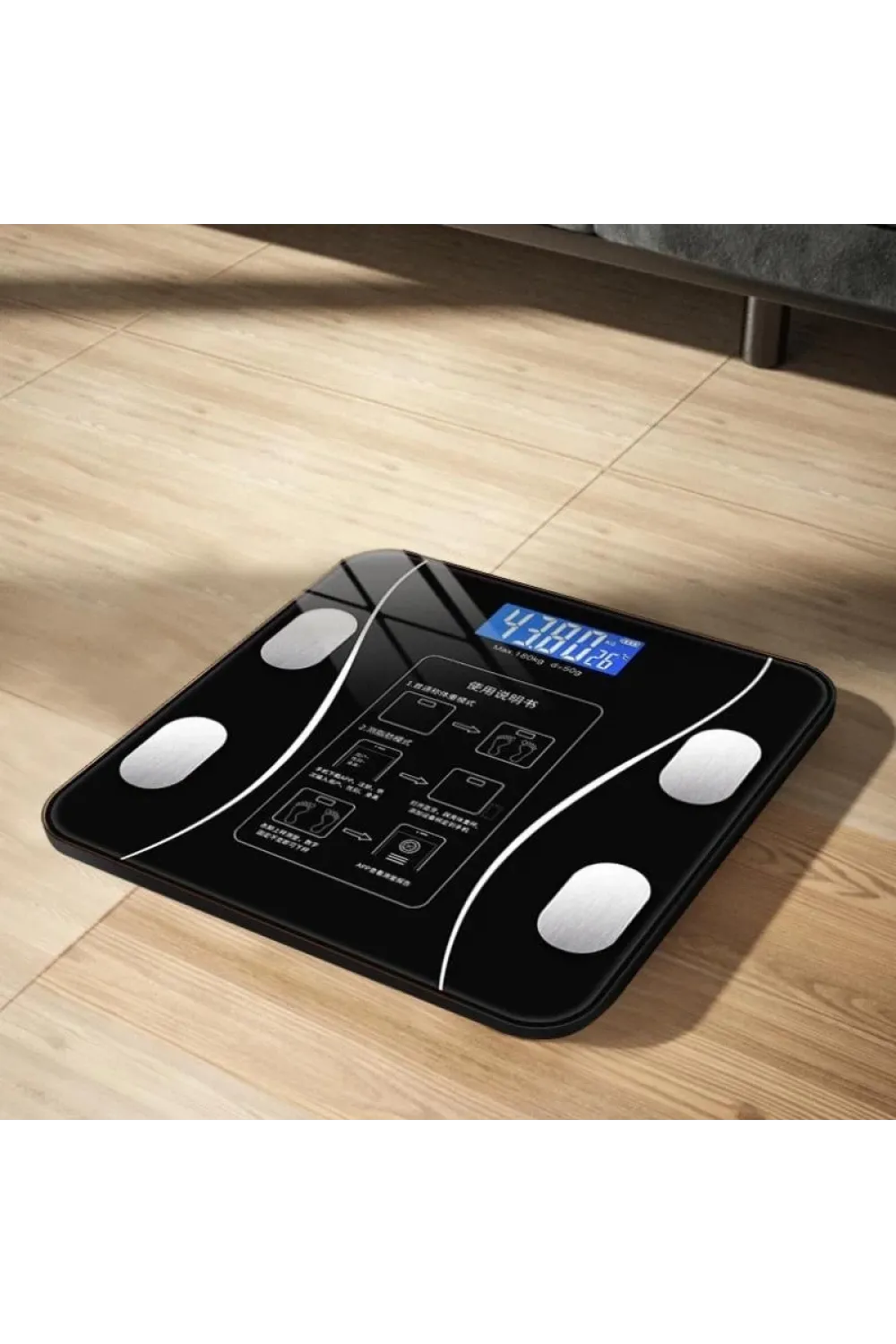 Akıllı Kablosuz Dijital Banyo Ve Vücut Yağ Ağırlık Ölçeği Vücut Kompozisyonu Analizörü Bluetoothlu Tartı