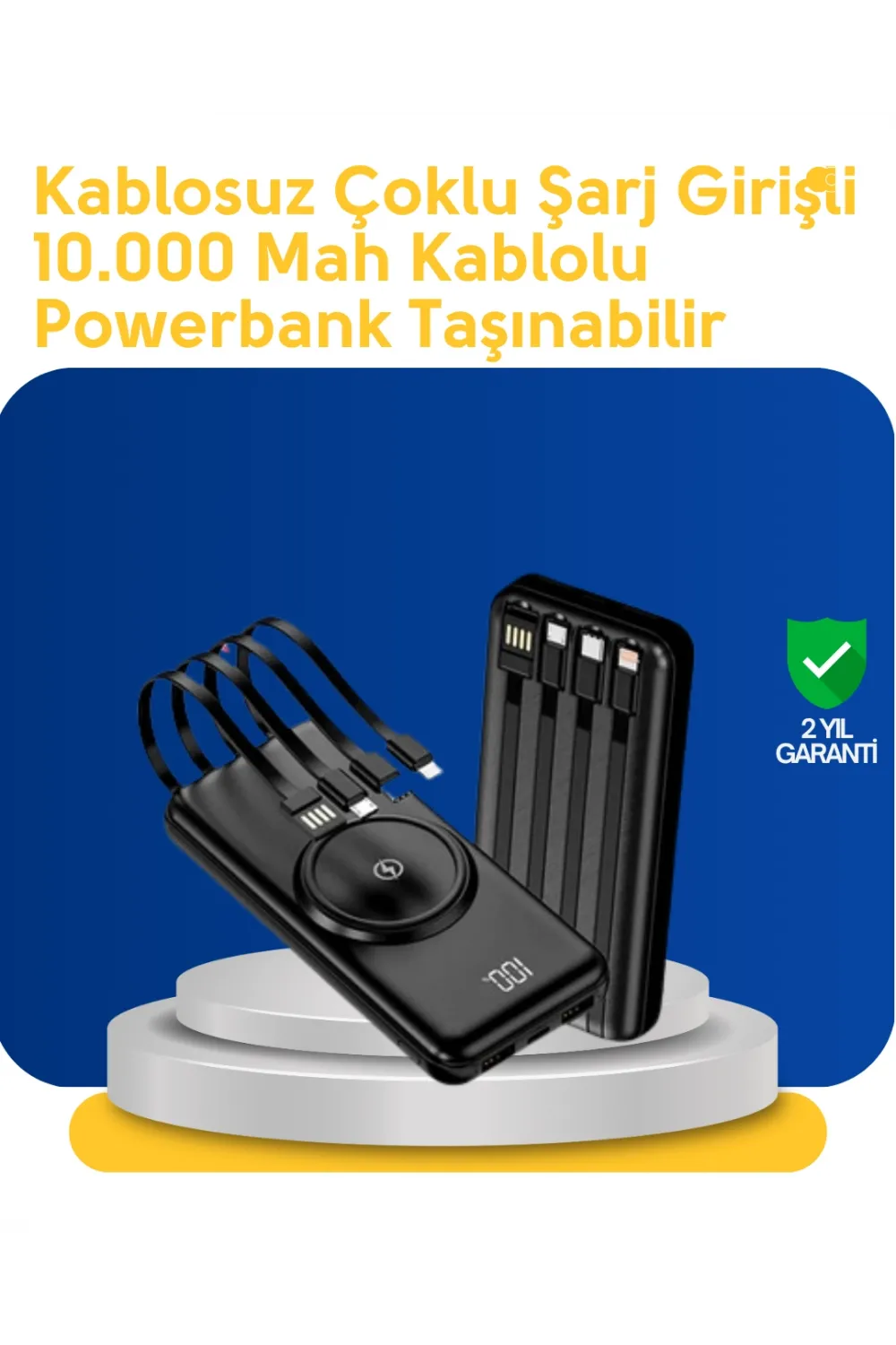 Akıllı Koruma Sistemli Powerbank – Hızlı, Güvenli Ve Modern