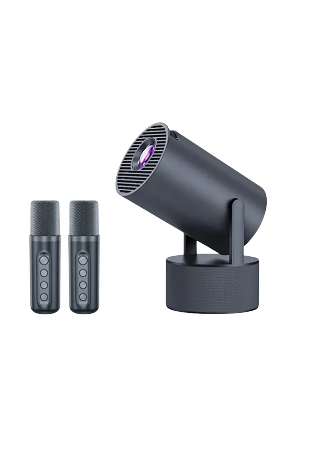Akıllı Projeksiyon Cihazı Karaoke Mikrofonlu 1080p Android