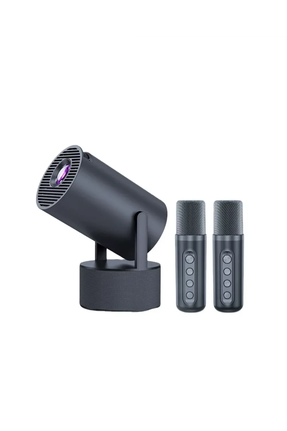 Akıllı Projeksiyon Cihazı Karaoke Mikrofonlu 1080p Android