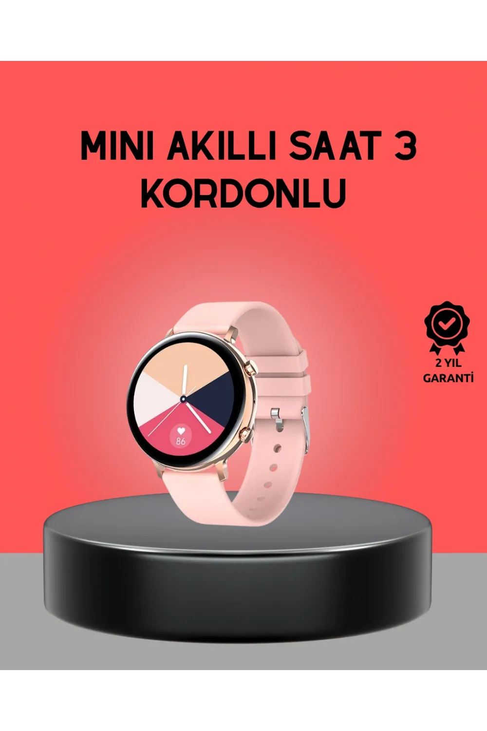 Akıllı Saat – Adım Sayar, Bildirim Görüntüleme, Suya Dayanıklı