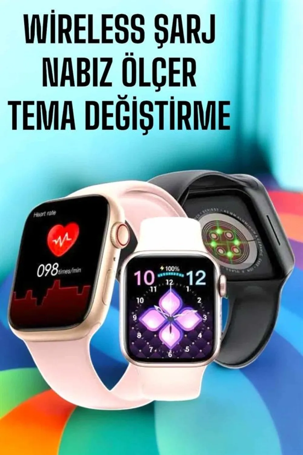 Akıllı Saat Amoled Ekran Gps Ve Uyku Takibi Bluetooth Bağlantılı