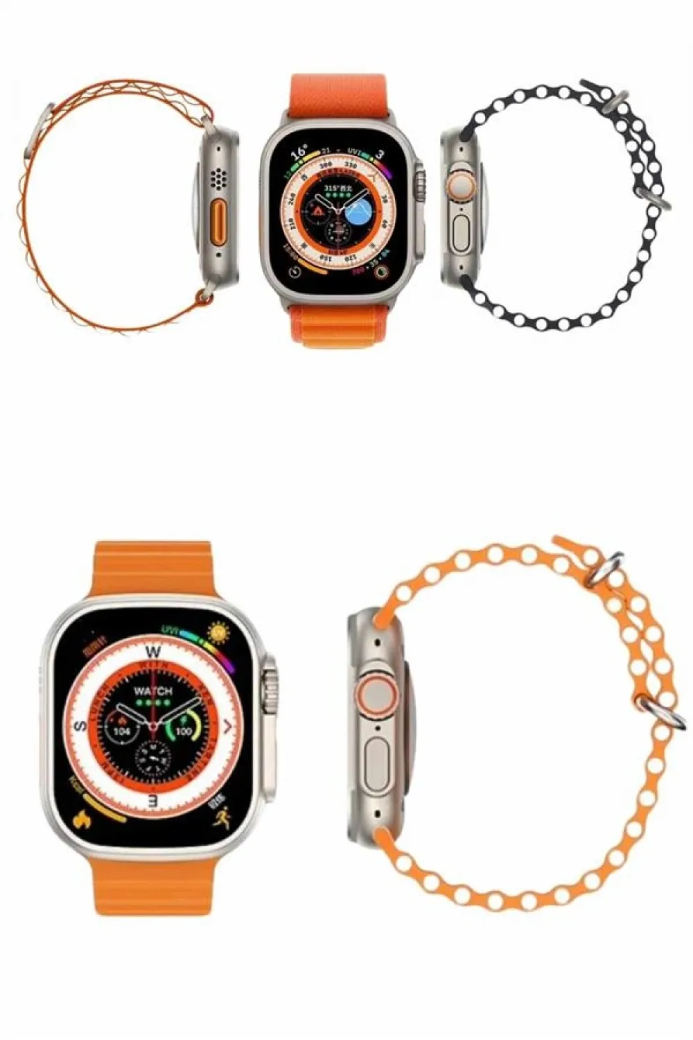 Akıllı Saat Android Ve İos Uyumlu 49 Mm Nfc Özelliği Gps Takibi Yeni Nesil
