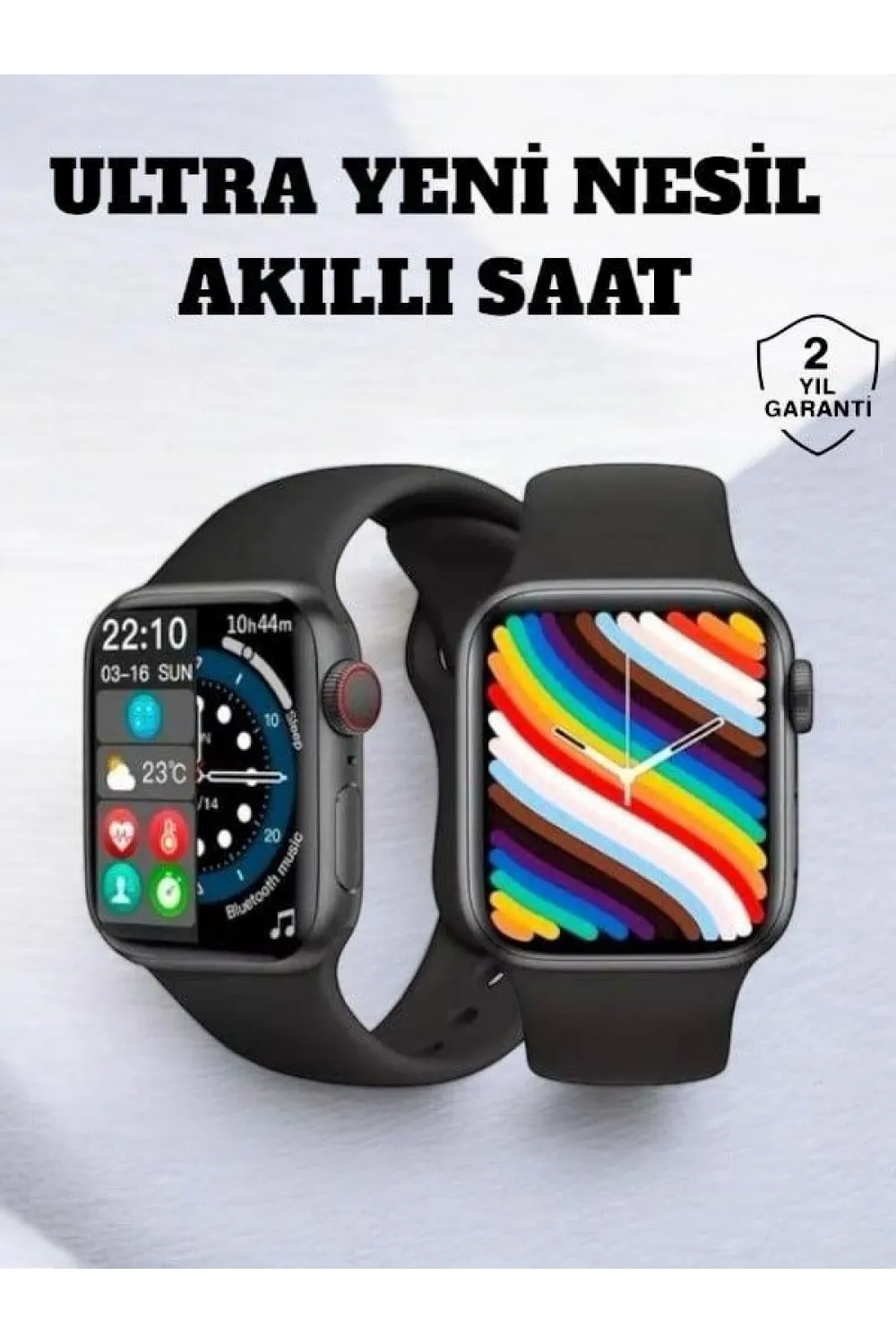 Akıllı Saat İos Ve Android İle Uyumlu Şık Ve Çok Fonksiyonlu