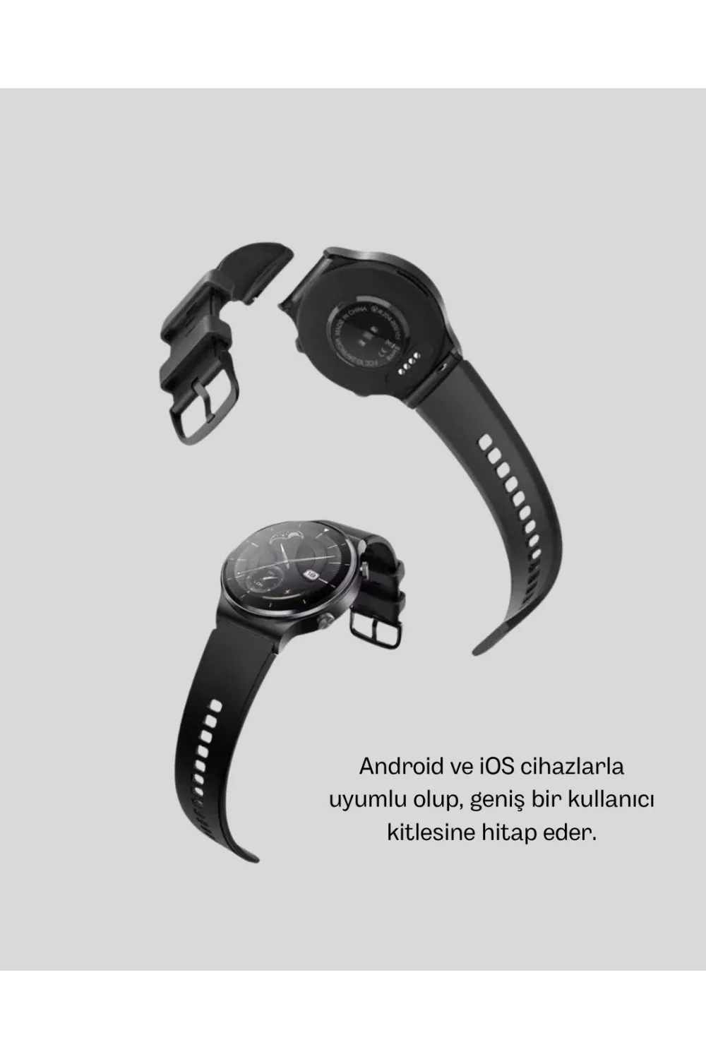 Akıllı Saat Nfc – Bluetooth Arama Ve Kablosuz Şarj Özellikli