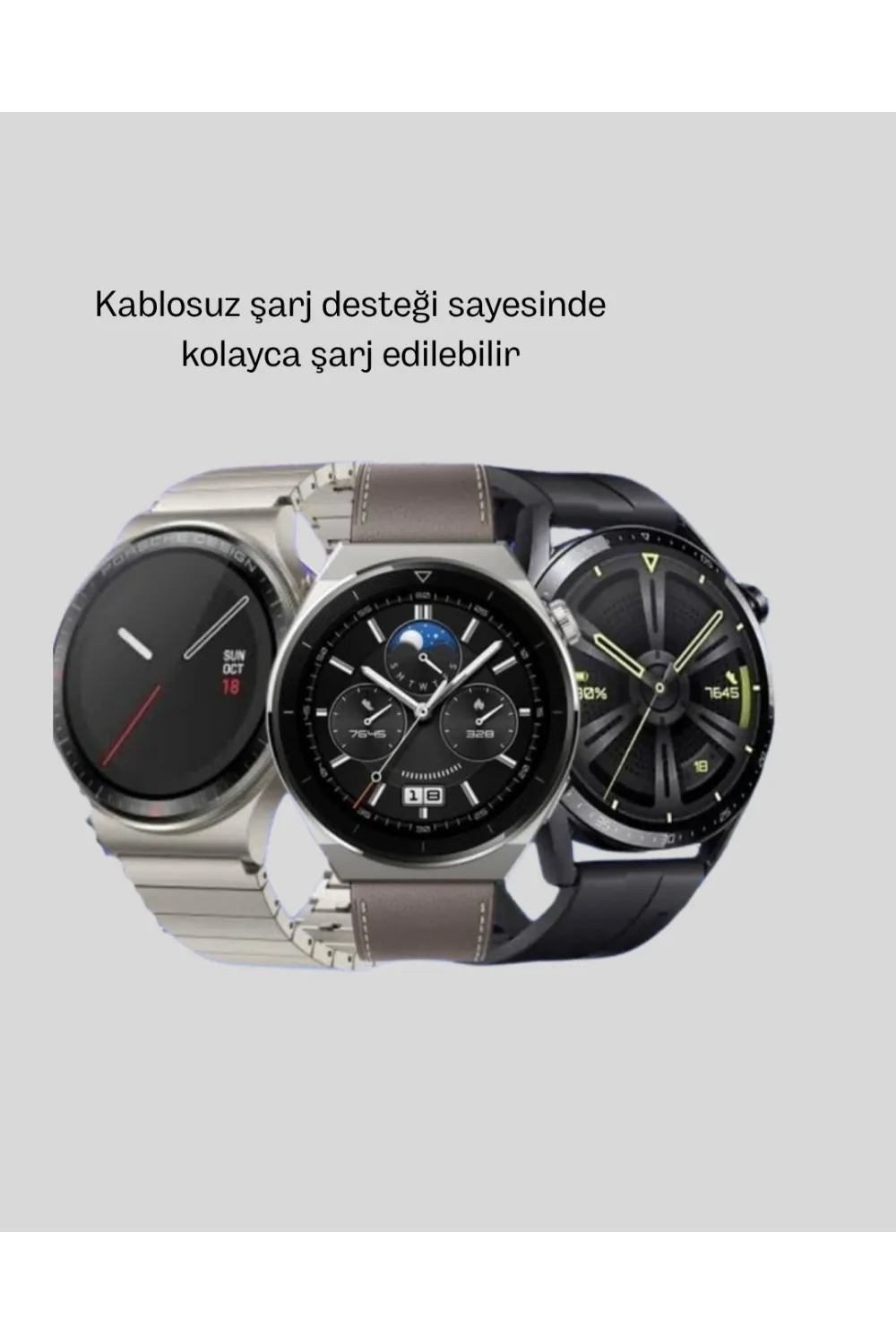 Akıllı Saat Nfc – Bluetooth Arama Ve Kablosuz Şarj Özellikli