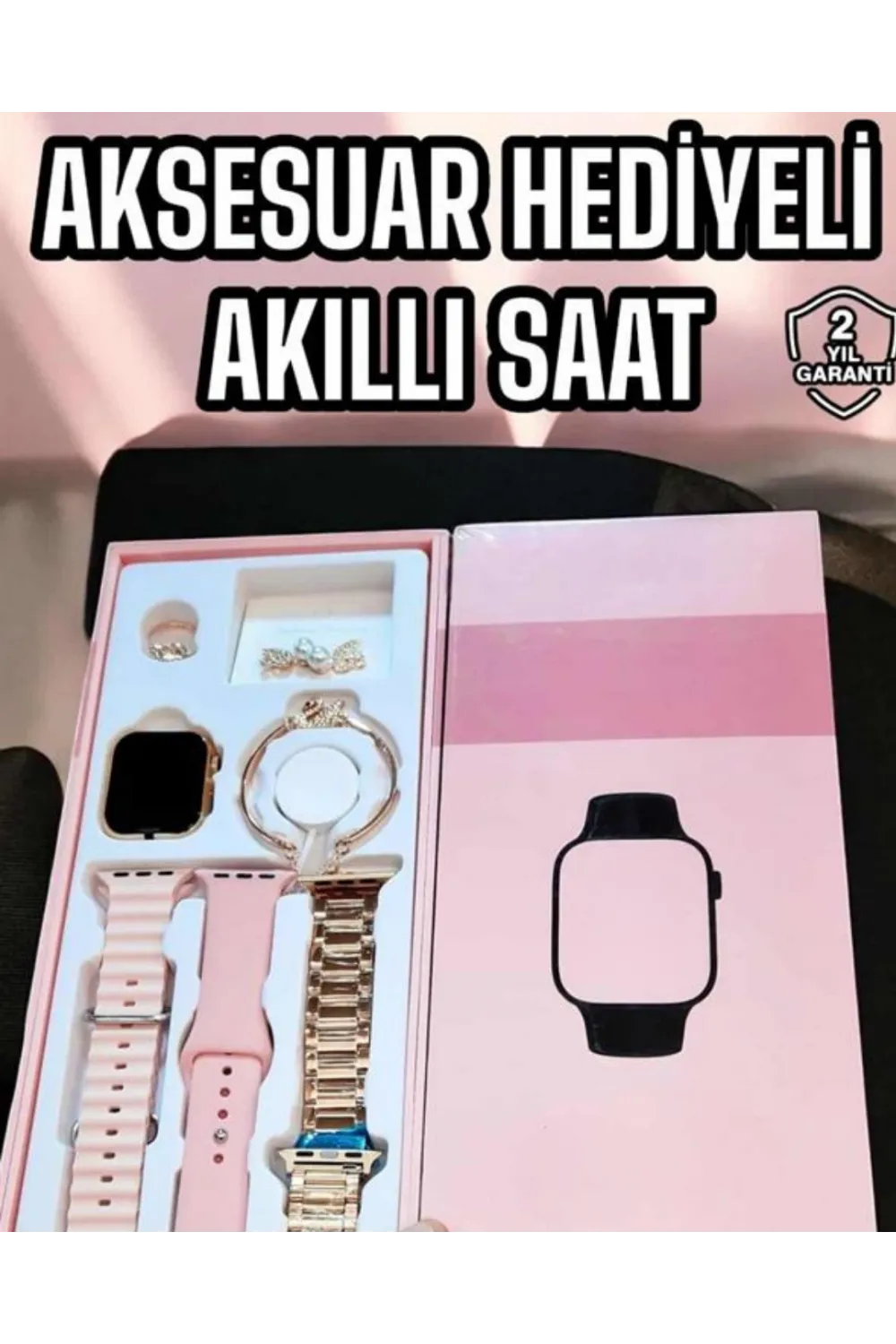 Akıllı Saat Sesli Görüşme Bildirim Görme Uyku Ve Sağlık Takibi