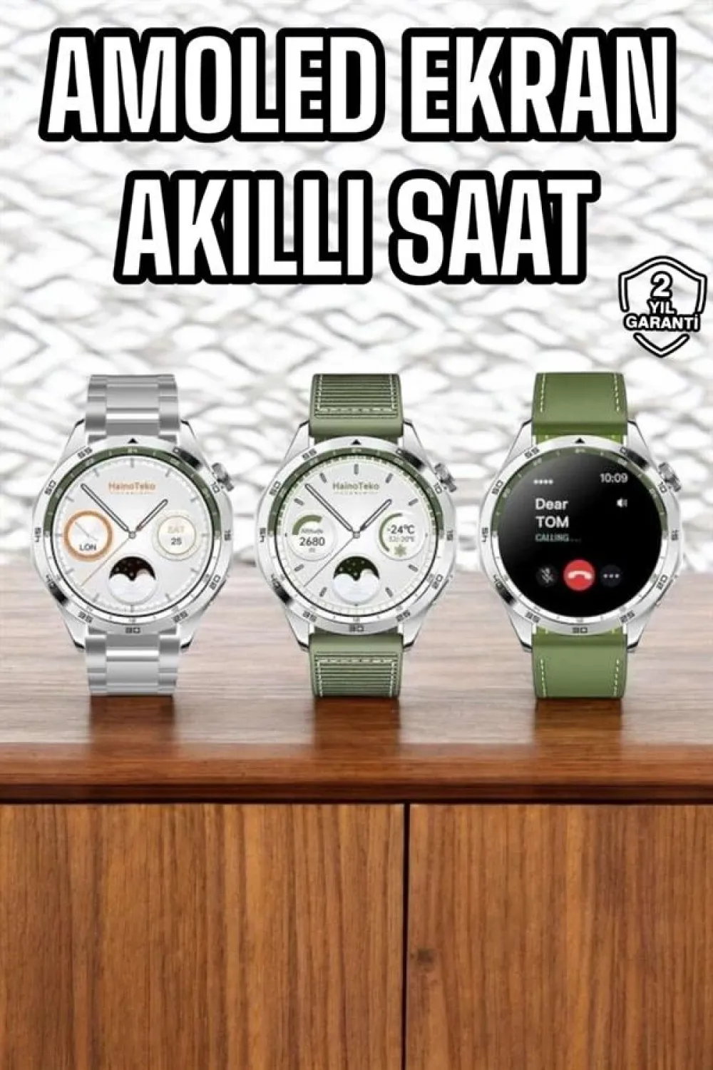Akıllı Saat Sesli Görüşme Uyku Ve Sağlık Takibi Nfc Uyumlu
