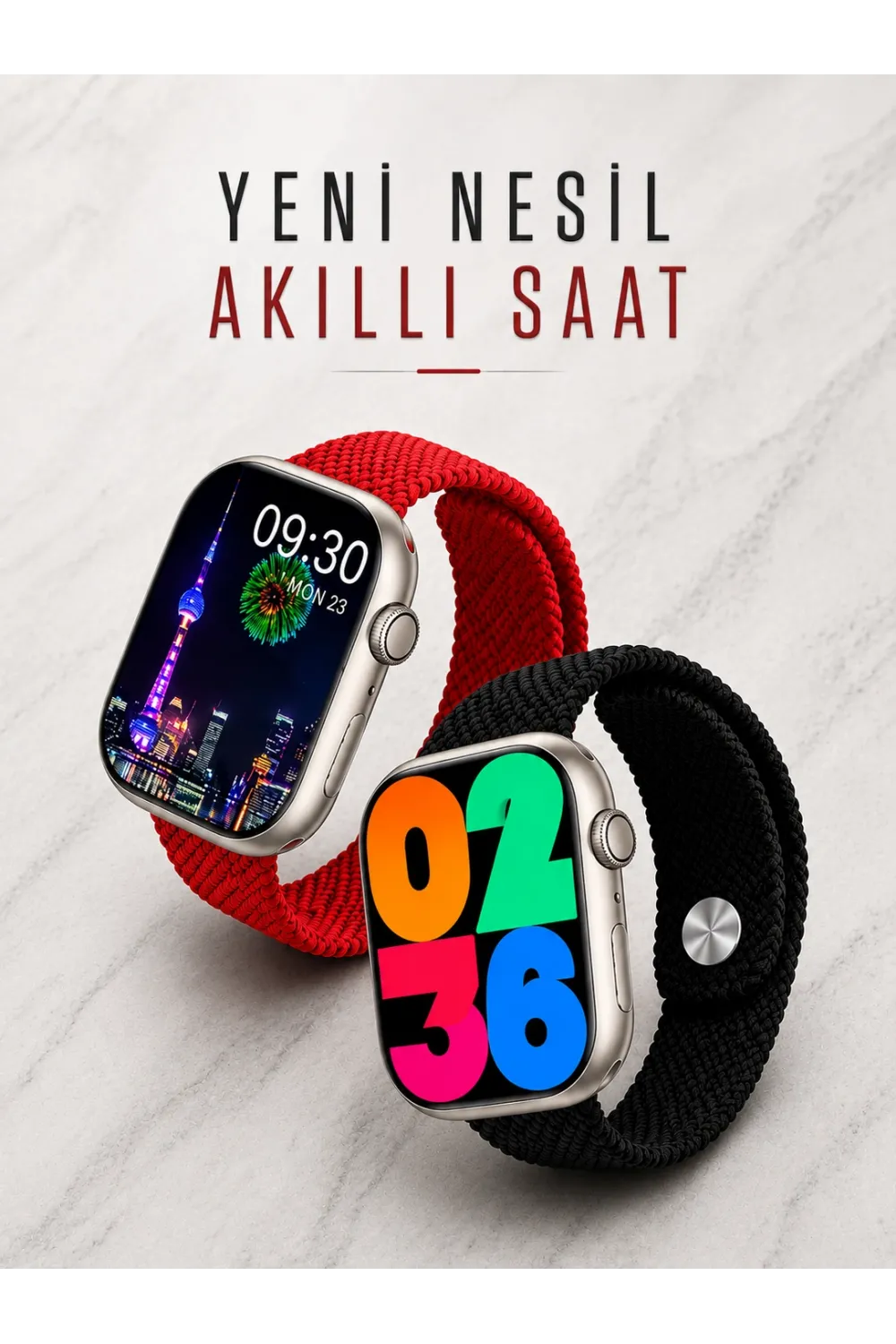 Akıllı Saat Tema Değiştirme Uyku Ve Sağlık Takibi Bluetooth Bağlantılı