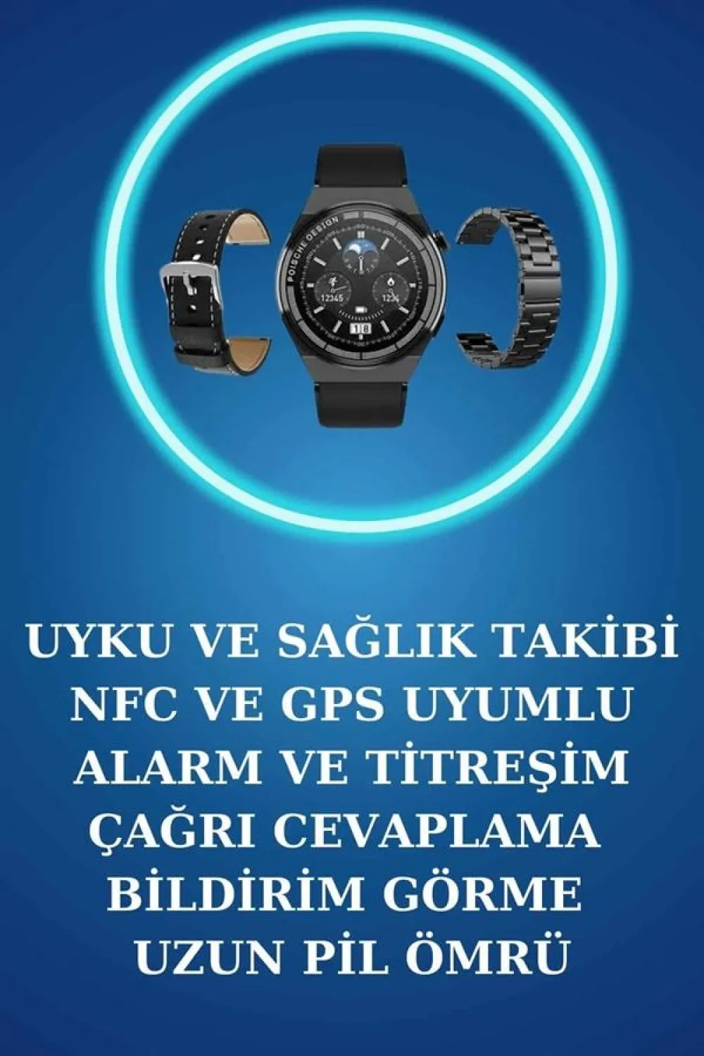 Akıllı Saat Ve Kulaklık Seti Bildirim Görme Arama Cevaplama Anc Özelliği