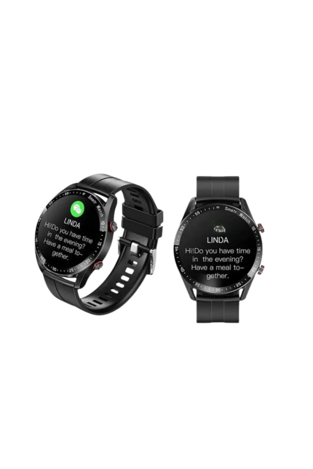 Akıllı Saat Yeni Model Sesli Asistan Bildirim Görme Bluetooth Bağlantılı Müzik Dinleme