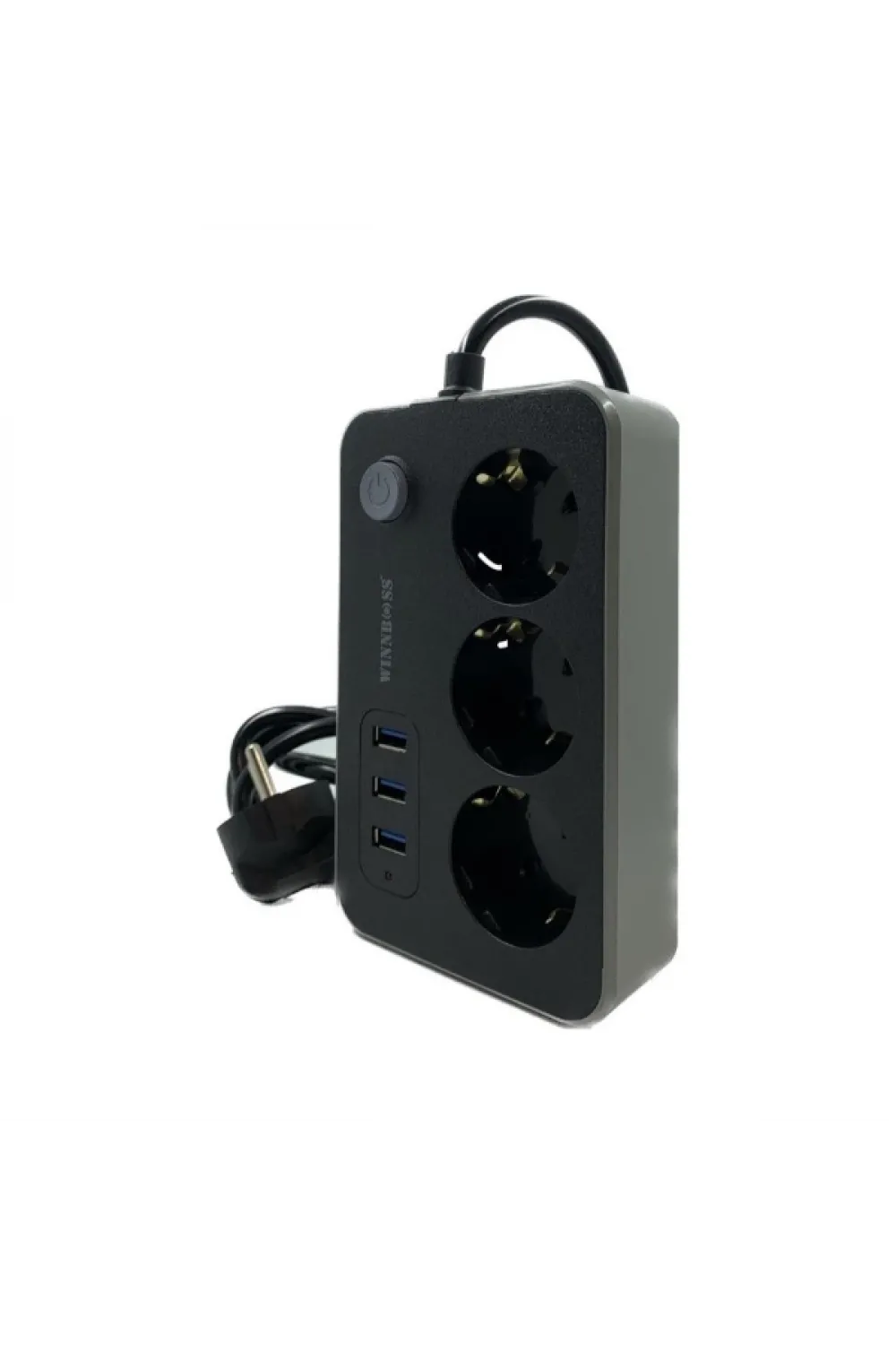 Akım Korumalı 3 Prizli 3 USB Girişli Uzatma Kablosu