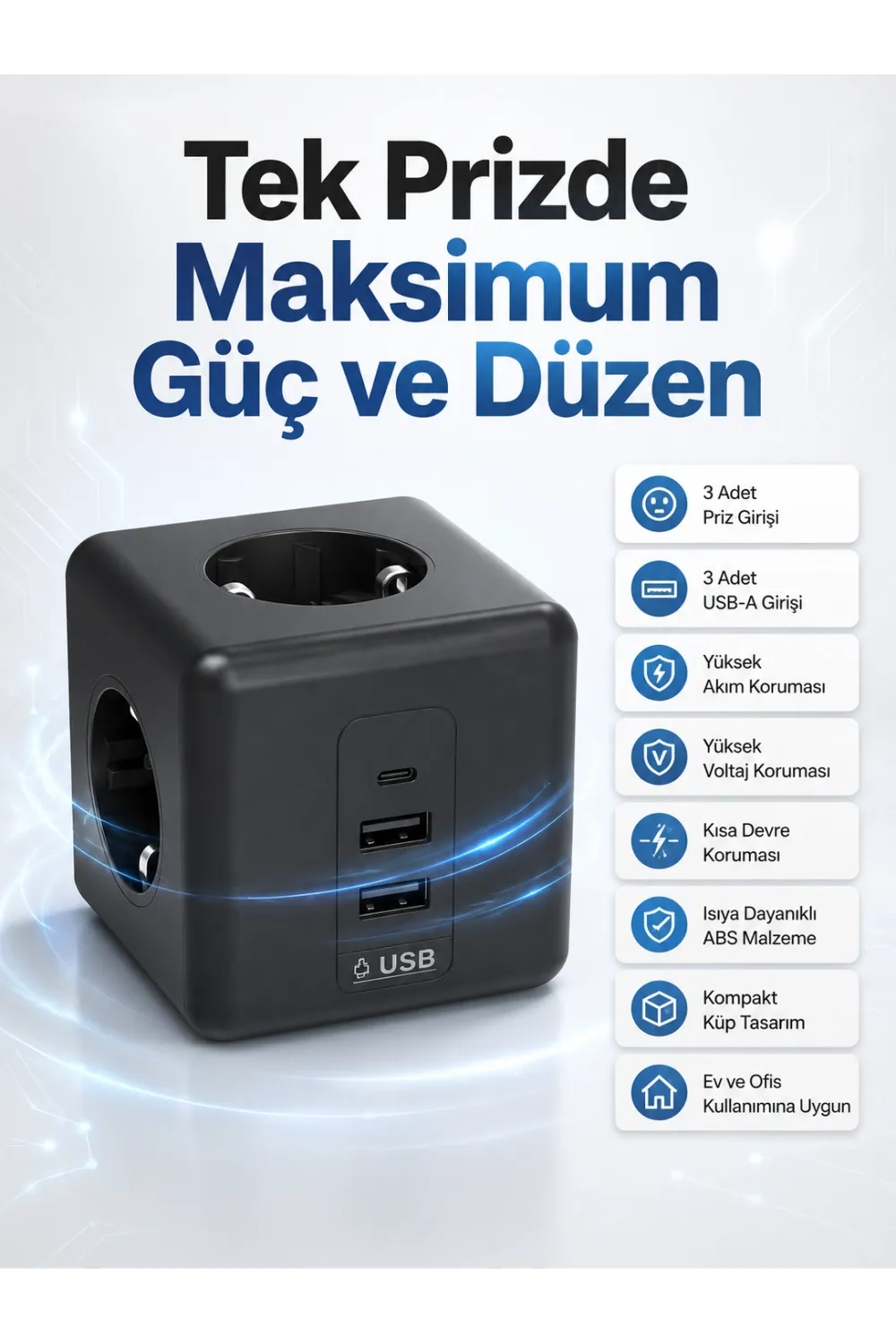 Akım Korumalı 3440 Priz